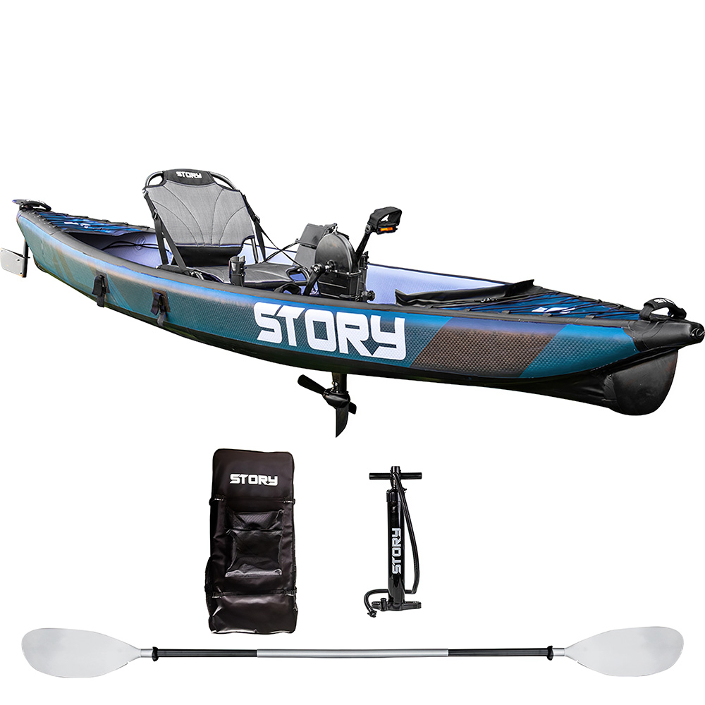 Story 1-Person Inflatable Pedal Kayak