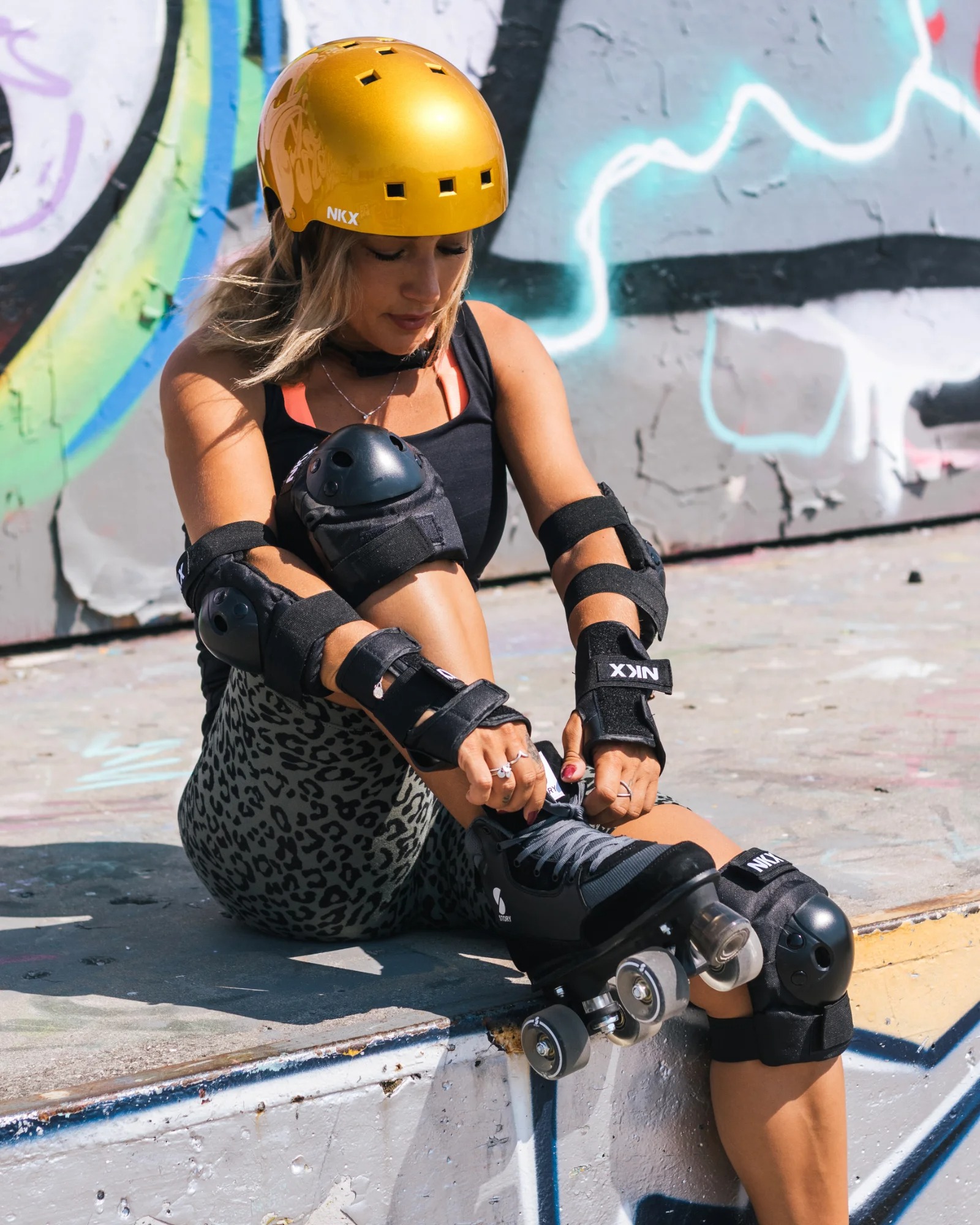 Skateboard Brake Gloves Roller Skating Half-Finger Gloves Skate Protective Gear 