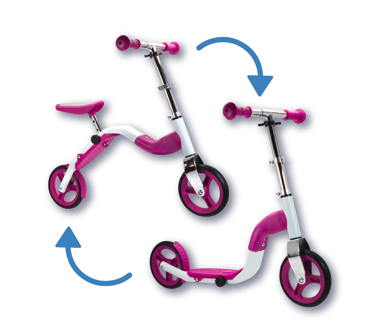 Scoobik Løbecykel / Løbehjul for børn og unge