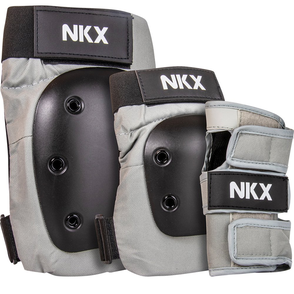 NKX 3 Partes Equipamento De Proteção Esportivo - Joelheiras, cotoveleiras e Munhequeiras