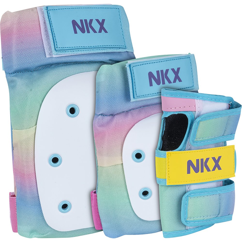 NKX 3-Pakke Pro Beskyttelsesutstyr - Knepads, Albuepads og Håndleddsbeskyttere