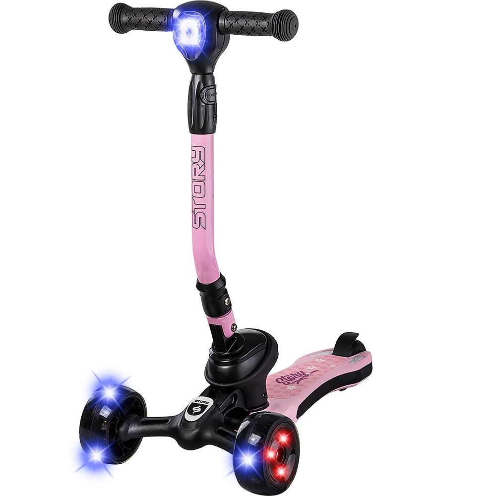 Story Flex Tretroller LED Kinder Scooter