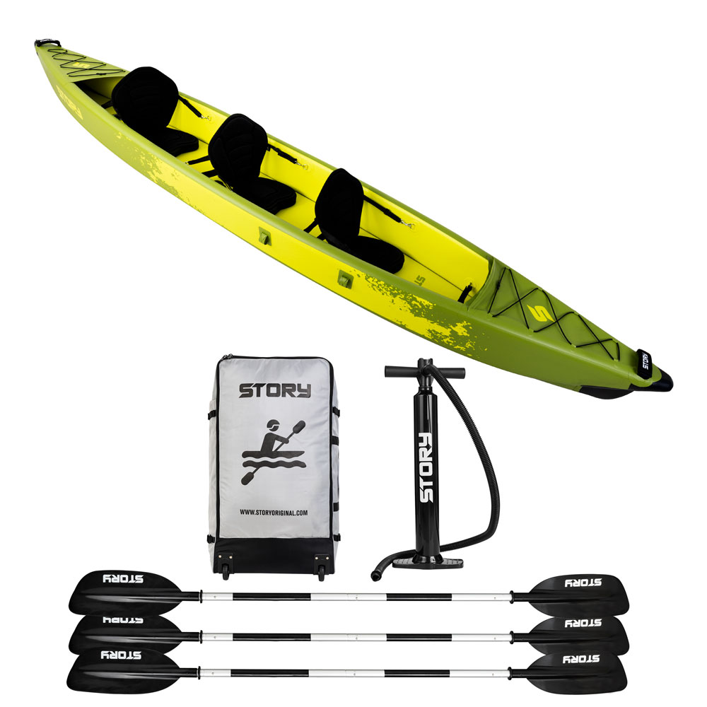 Story Division 3-Person Inflatable Kayak