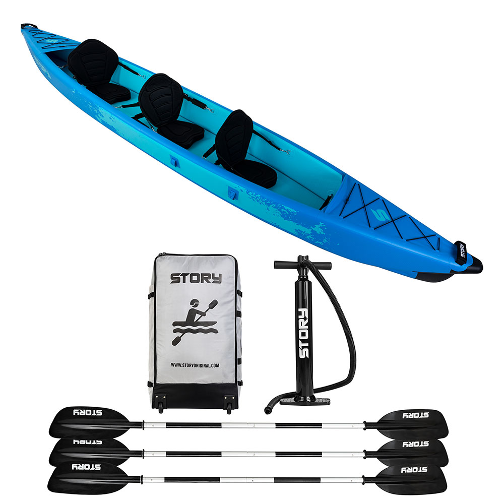 Story Division 3-Person Inflatable Kayak