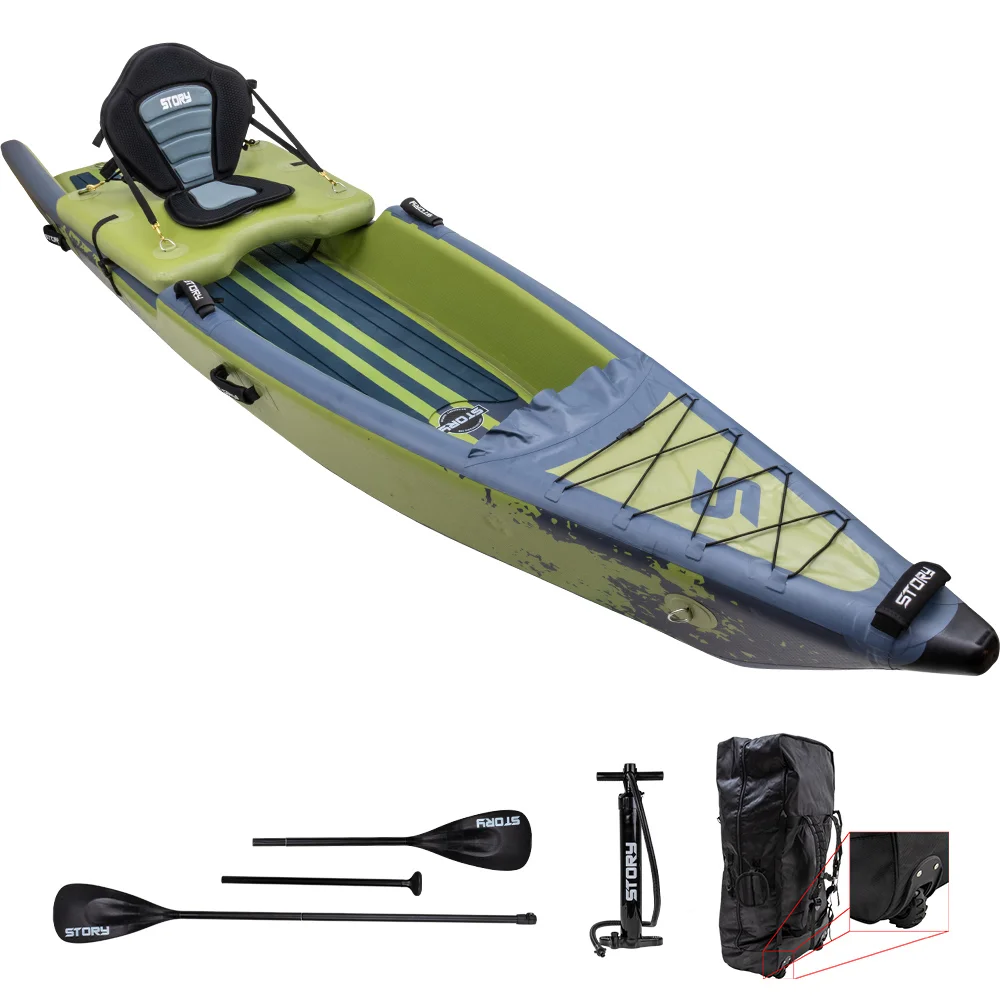 Story Hunter Hybrid Sit-on-top Hunting-, Fishing kayakki, Kano ja SUP - puhallettava