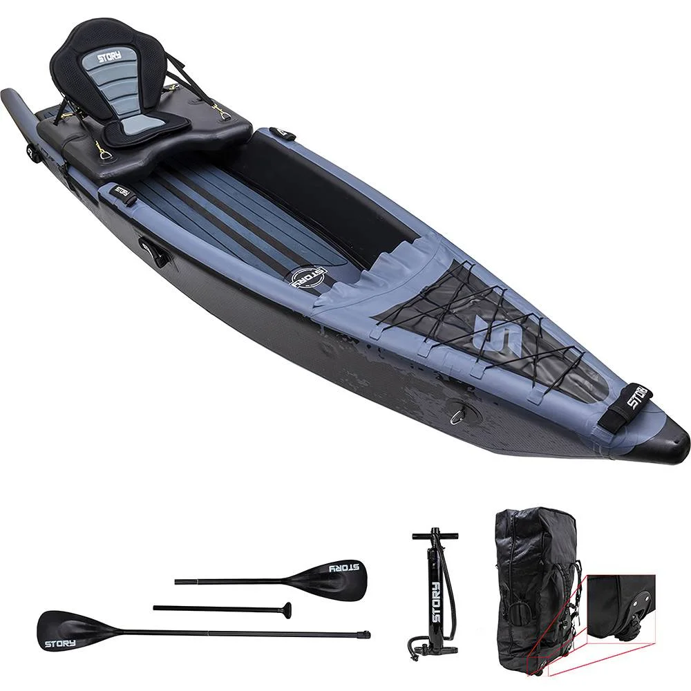 Story Hunter Hybrid Sit-on-top Jacht-, viskajak, kano en SUP - opblaasbaar
