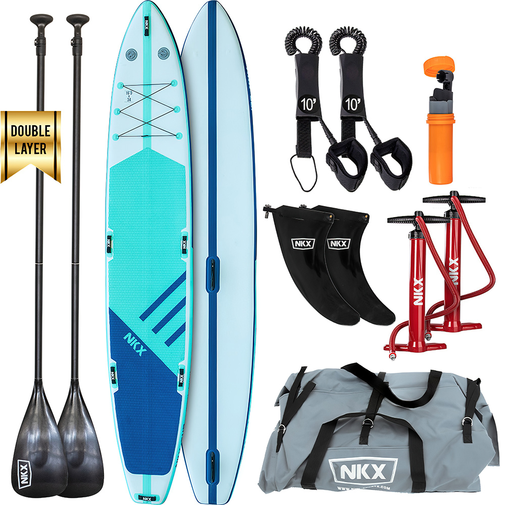 NKX District Tandem Inflatable SUP 16'