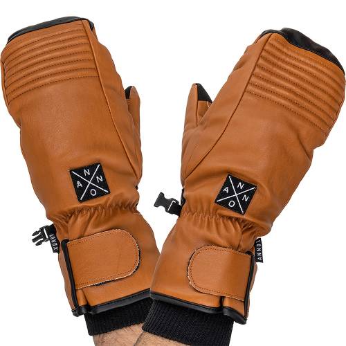 Annox Peak Leather Ski Gloves